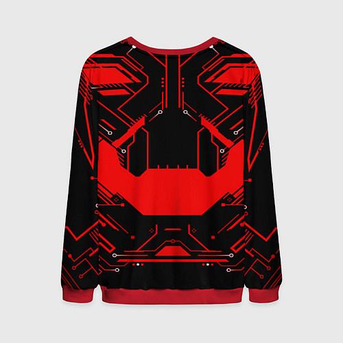Мужской свитшот CS:GO - Сергей / 3D-Красный – фото 2