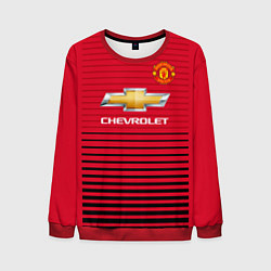 Свитшот мужской FC Manchester United: Away 18/19, цвет: 3D-красный