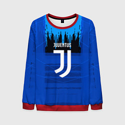 Мужской свитшот FC Juventus: Blue Abstract