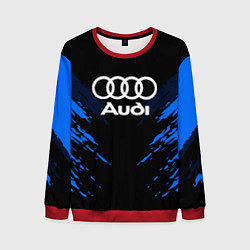 Свитшот мужской Audi: Blue Anger, цвет: 3D-красный