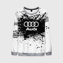 Свитшот мужской Audi: Black Spray, цвет: 3D-меланж