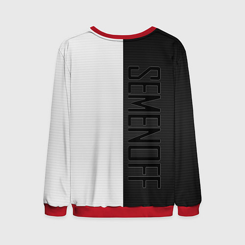 Мужской свитшот SEMENOFF / 3D-Красный – фото 2