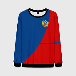 Свитшот мужской Russia: Sport Line, цвет: 3D-черный