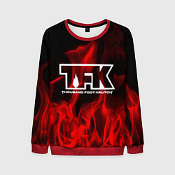 Свитшот мужской Thousand Foot Krutch: Red Flame, цвет: 3D-красный
