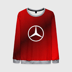 Свитшот мужской Mercedes: Red Carbon, цвет: 3D-меланж