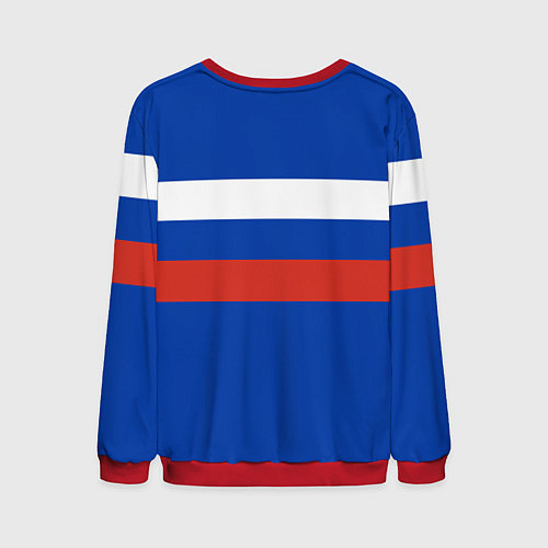 Мужской свитшот Россия: Триколор / 3D-Красный – фото 2