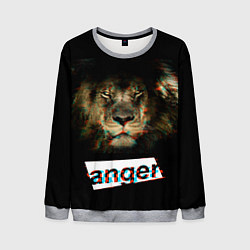 Свитшот мужской Anger Lion, цвет: 3D-меланж