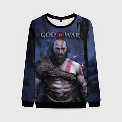 Свитшот мужской God of War: Kratos, цвет: 3D-черный