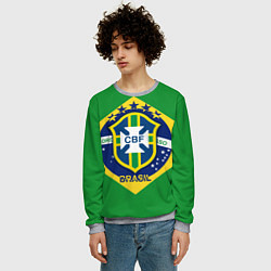 Свитшот мужской CBF Brazil, цвет: 3D-меланж — фото 2
