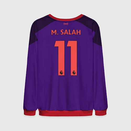 Мужской свитшот FC Liverpool: Salah Away 18/19 / 3D-Красный – фото 2