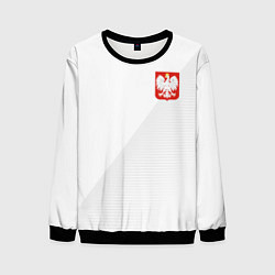 Свитшот мужской Poland Team: Home WC-2018, цвет: 3D-черный