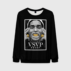 Свитшот мужской ASAP Rocky: Gold Edition, цвет: 3D-черный