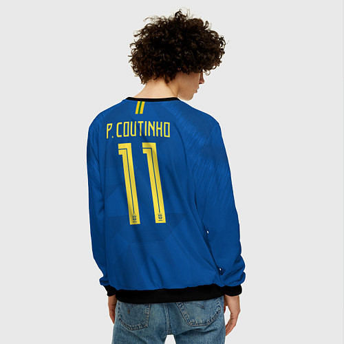 Мужской свитшот Coutinho Away WC 2018 / 3D-Черный – фото 4