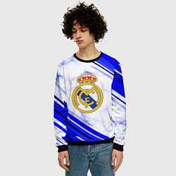 Свитшот мужской Real Madrid, цвет: 3D-черный — фото 2