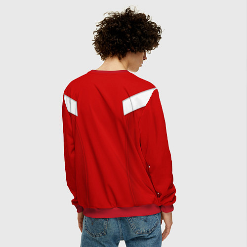 Мужской свитшот Сборная России / 3D-Красный – фото 4