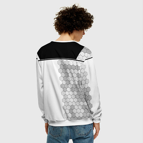 Мужской свитшот Detroit: RK900 / 3D-Белый – фото 4