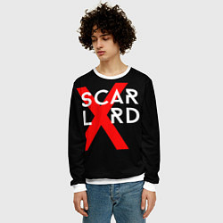 Свитшот мужской Scarlxrd Logo, цвет: 3D-белый — фото 2