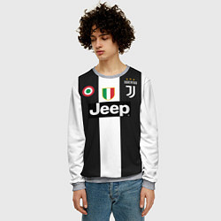 Свитшот мужской FC Juventus 18-19, цвет: 3D-меланж — фото 2