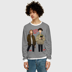 Свитшот мужской End of the f*cking world, цвет: 3D-белый — фото 2