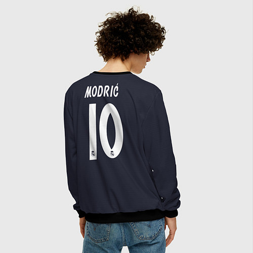 Мужской свитшот Modric away 18-19 / 3D-Черный – фото 4
