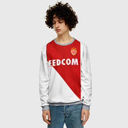 Свитшот мужской FC Monaco: Home 18-19, цвет: 3D-меланж — фото 2