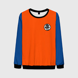 Свитшот мужской DBZ: Kame Senin Kanji Emblem, цвет: 3D-черный