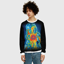 Свитшот мужской Predator Vision, цвет: 3D-белый — фото 2