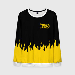 Мужской свитшот 21 Pilots: Yellow Fire