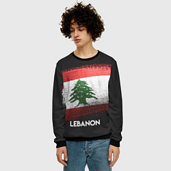 Свитшот мужской Lebanon Style, цвет: 3D-черный — фото 2