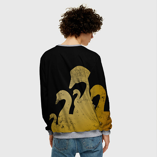 Мужской свитшот GUSSI: Gold Edition / 3D-Меланж – фото 4