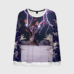 Свитшот мужской Громокот NY version, цвет: 3D-белый