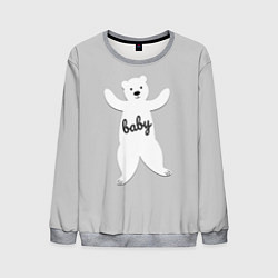 Свитшот мужской Baby Bear, цвет: 3D-меланж