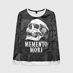 Свитшот мужской Memento Mori, цвет: 3D-белый