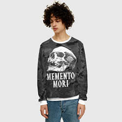 Свитшот мужской Memento Mori, цвет: 3D-белый — фото 2