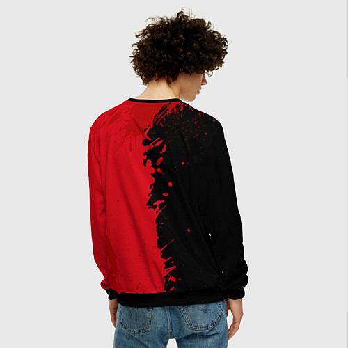 Мужской свитшот Goblin Slayer / 3D-Черный – фото 4