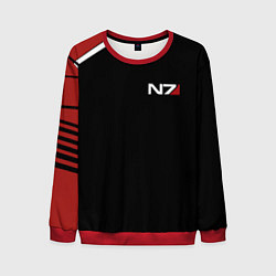 Свитшот мужской MASS EFFECT N7, цвет: 3D-красный