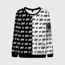 Свитшот мужской Off-White: Black & White, цвет: 3D-черный