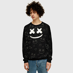 Свитшот мужской Marshmello Cosmos pattern, цвет: 3D-черный — фото 2