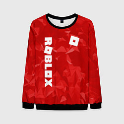 Свитшот мужской ROBLOX: Red Style, цвет: 3D-черный