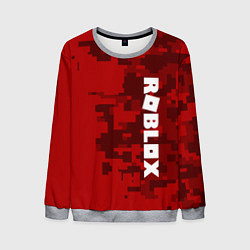 Свитшот мужской ROBLOX: Red Camo, цвет: 3D-меланж