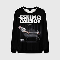 Свитшот мужской Eskimo Callboy: Crystalis, цвет: 3D-черный