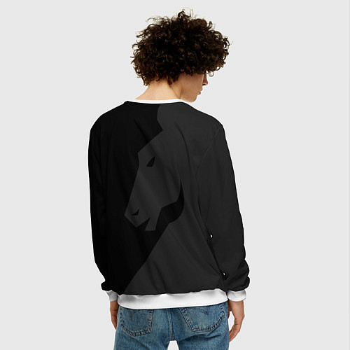 Мужской свитшот TEAM LIQUID / 3D-Белый – фото 4