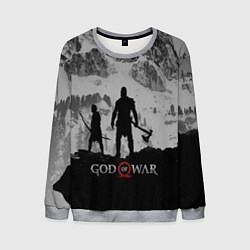 Свитшот мужской God of War: Grey Day, цвет: 3D-меланж