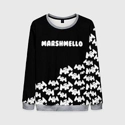 Свитшот мужской Marshmello: Dark Side, цвет: 3D-меланж