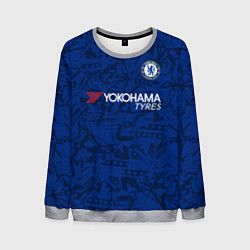 Свитшот мужской Chelsea home 19-20, цвет: 3D-меланж