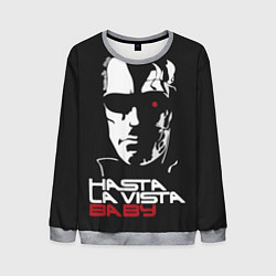 Свитшот мужской Hasta la vista baby, цвет: 3D-меланж
