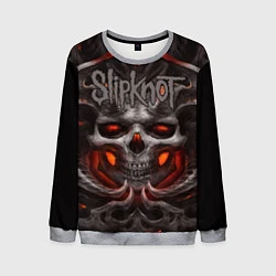 Свитшот мужской Slipknot: Hell Skull, цвет: 3D-меланж