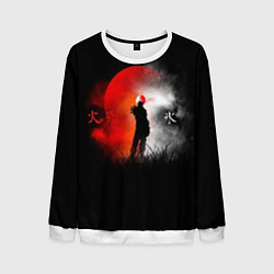 Свитшот мужской Лед и огонь Ice and Fire, цвет: 3D-белый