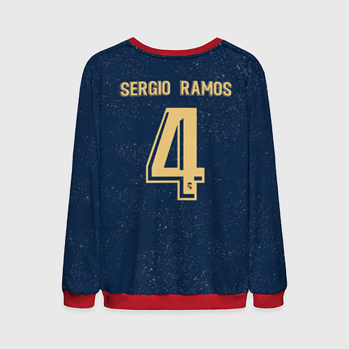 Мужской свитшот Sergio Ramos away 19-20 / 3D-Красный – фото 2