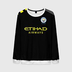 Свитшот мужской Manchester City away 19-20, цвет: 3D-белый